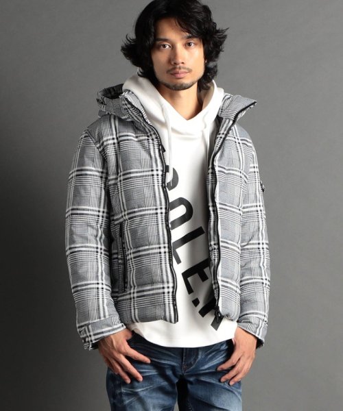 フードプリント中綿ブルゾン 