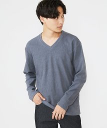 MK homme(エムケーオム)/【WEB限定】楊柳クレープカットソー/ダークグレー（93）