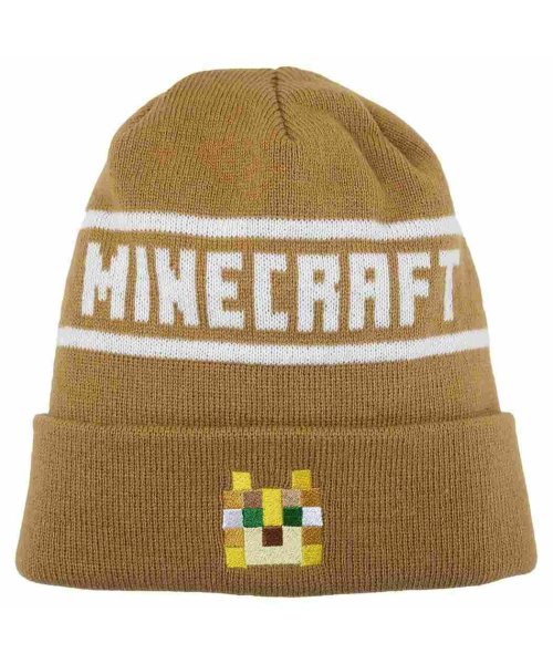 cinemacollection(シネマコレクション)/マインクラフト 帽子 KIDS ニット帽 ゴールド Minecraft カイタックファミリー 子ども キッズ ウォーマー 雑貨 ゲームキャラクター グッズ /その他