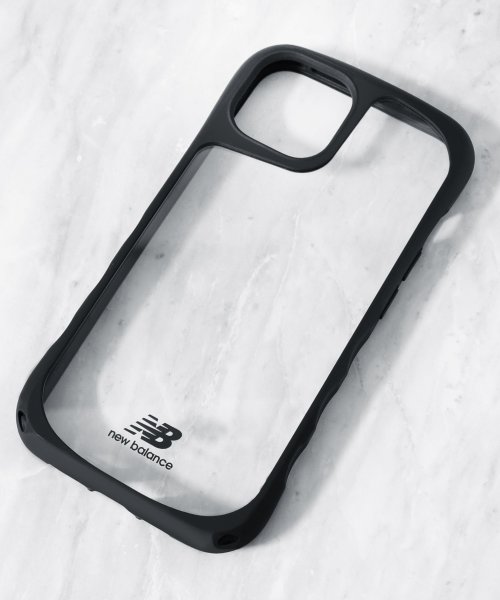 new balance(ニューバランス)/スマホケース iPhone15 ケース ニューバランス new balance 耐衝撃 ケース クリア iphone15 ケース/ブラック