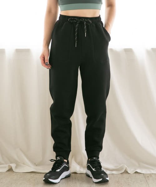 URBAN RESEARCH Sonny Label(アーバンリサーチサニーレーベル)/SLAB Ankle Jogger Pants/ブラック