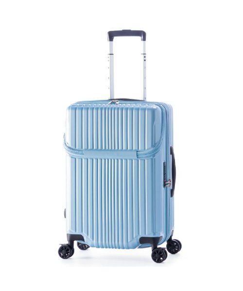 アジアラゲージ フィルパケ スーツケース Mサイズ フロントオープン トップオープン ストッパー 拡張 軽量 FiLPake ali－6060tp－22w トップオープン 6060TP 拡張＋45 ｜約