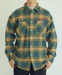 ITEMS URBANRESEARCH(アイテムズアーバンリサーチ（メンズ）)/Champion　Flannel Shirts/GRN