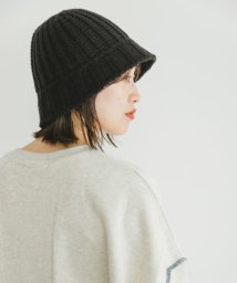 ITEMS URBANRESEARCH(アイテムズ アーバンリサーチ（レディース）)/ニットバケットハット/BLK