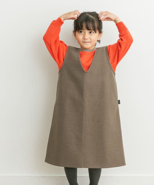 URBAN RESEARCH DOORS（Kids）(アーバンリサーチドアーズ（キッズ）)/『親子リンク』add fabrics ジャンパースカート(KIDS)/MOCHA