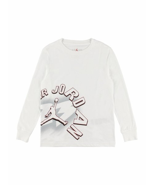 Jordan(ジョーダン)/ジュニア(140－170cm) Tシャツ JORDAN(ジョーダン) JDB THE STARTER LS TEE/WHITE