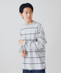 B.C STOCK(ベーセーストック)/【Connection Between People】 L/S border/グレーA