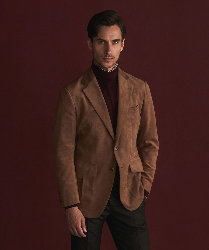 イージーケア】ウルトラスエードサファリジャケット(505654703