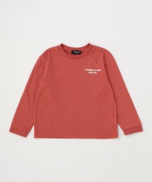 COMME CA ISM KIDS(コムサイズム（キッズ）)/ロゴプリント　長袖Ｔシャツ　/オレンジ