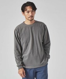 ABAHOUSE/【パウダーストレッチ】スムース クルーネック/505644444