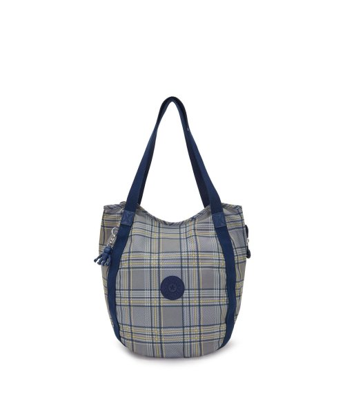 KIPLING(キプリング（公式）)/【正規輸入品】BALLOON/Blue Grey Plaid/ブルー×グレー