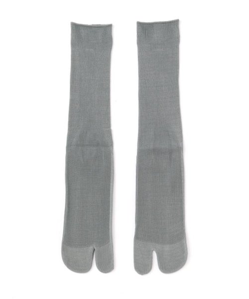 B'2nd(ビーセカンド)/MARCOMONDE（マルコモンド）high gauge tabi socks/グレー