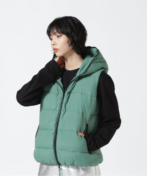 VLAB/ヴイラボ/フードダウンベスト 保温性にも優れています 160cmChest 75cm Waist 54cmHips