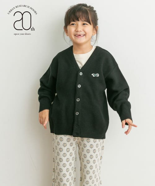 URBAN RESEARCH DOORS（Kids）(アーバンリサーチドアーズ（キッズ）)/『親子リンク』『別注』PENNEYS×DOORS　THE FOX VネックCD(KIDS)/BLACK