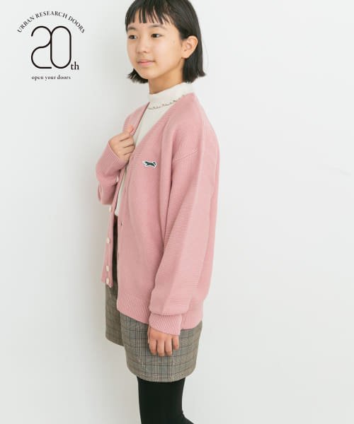 URBAN RESEARCH DOORS（Kids）(アーバンリサーチドアーズ（キッズ）)/『別注』PENNEYS×DOORS　THE FOX VネックCD(KIDS)/PINK