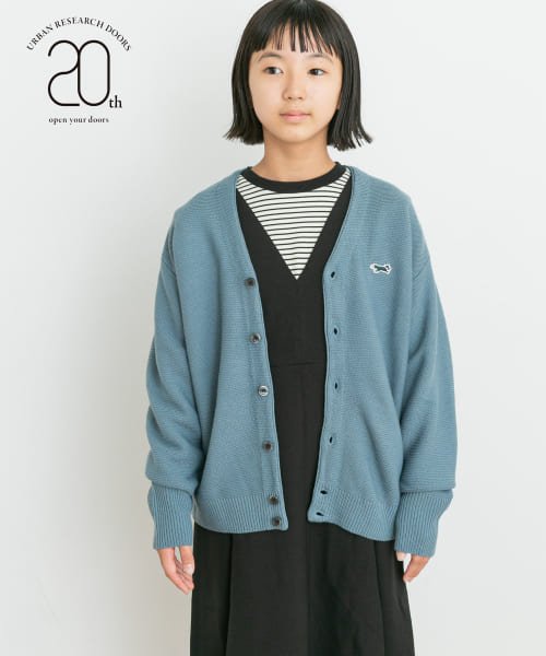 URBAN RESEARCH DOORS（Kids）(アーバンリサーチドアーズ（キッズ）)/『WEB/一部店舗限定』『別注』PENNEYS×DOORS　THE FOX VネックCD(KIDS)/BLUEGRAY