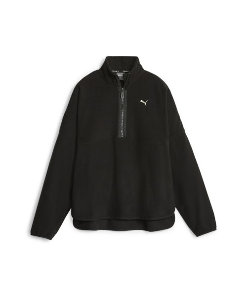 PUMA(プーマ)/ウィメンズ トレーニング PUMA FIT 1/2 ジップ フリース/PUMABLACK