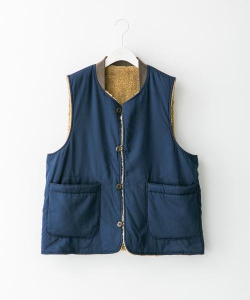 URBAN RESEARCH Sonny Label(アーバンリサーチサニーレーベル)/『別注』ARMY TWILL×Sonny Label　Reversible Vest/NAVY