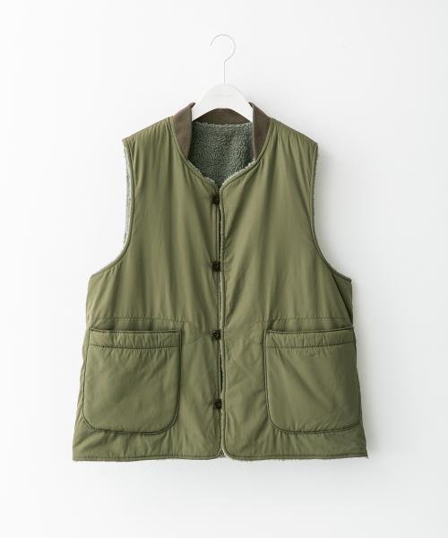 URBAN RESEARCH Sonny Label(アーバンリサーチサニーレーベル)/『別注』ARMY TWILL×Sonny Label　Reversible Vest/KHAKI