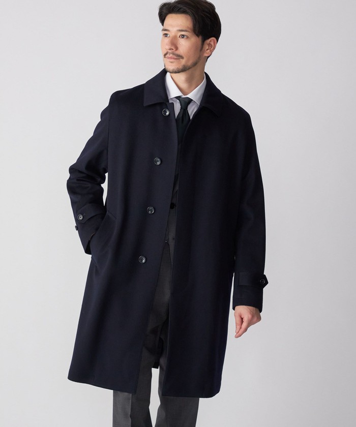 SHIPS: LORO PIANA FABRIC ストーム システム バルマカン コート