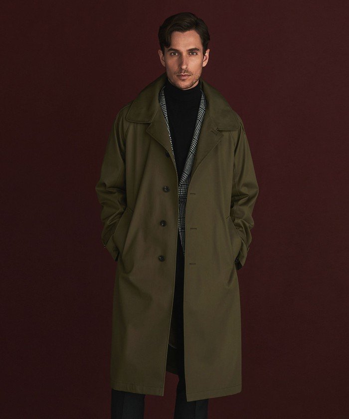 VENTILE ギャバジン モーターサイクルコート(505656255)｜HANKYU MEN