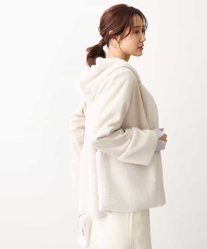 今ならほぼ即納！ クラネ フェイクムートン COAT（ムートンコート ...