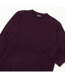 MAC HOUSE(men)/NAVY ネイビー ウール混洗える素肌ニット クルーネック QMH/03892FW/505649733