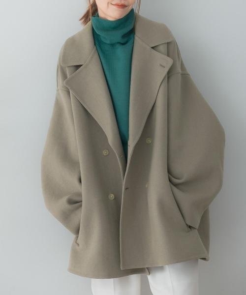 URBAN RESEARCH ROSSO(URBAN　RESEARCH　ROSSO)/SEEALL　OVERSIZED PCOAT/TAUPE