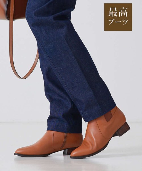 【最高ブーツ/ 3cmヒール】ラウンドトゥショートブーツ HYDRO STOPPER