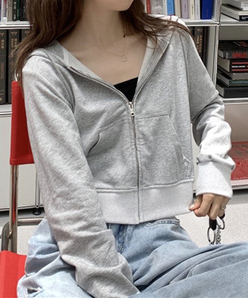 HALEY PESCA/【冷え対策にも】ショート丈ジップパーカー 人気・おすすめ｜多用途・生活用品におすすめ 口コミ人気 即納 日本国内発送・信頼対応