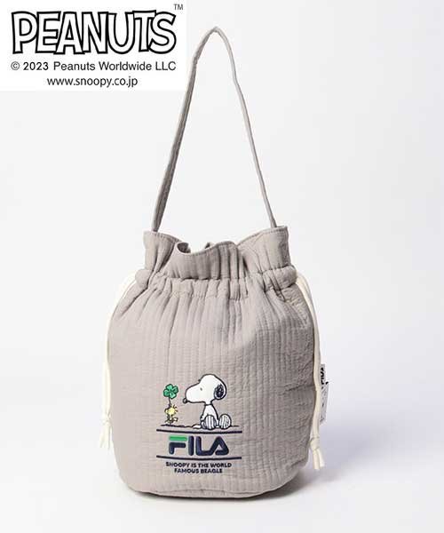 FILA（Bag）(フィラ（バッグ）)/ヌビバケットバッグ/グレー