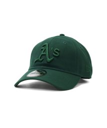 NEW ERA(ニューエラ)/【正規取扱店】 ニューエラ キャップ 帽子 ベースボールキャップ メンズ レディース ブランド 深め 日よけ ブラック NEW ERA 9THIRTY MLB/ダークグリーン