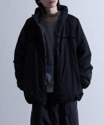 Nylaus(ナイラス)/Reproduction Washed Nylon Super Loose Padded LEVEL7 Jacket / リプロダクト ワッシャーナイロン スー/ブラック