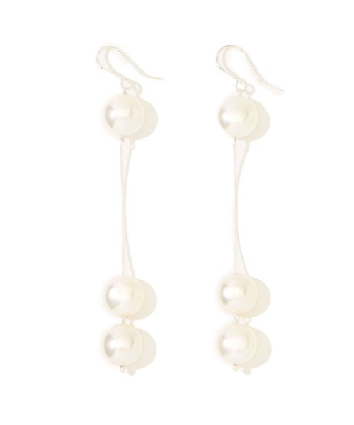 mounir pearl drop ピアス 