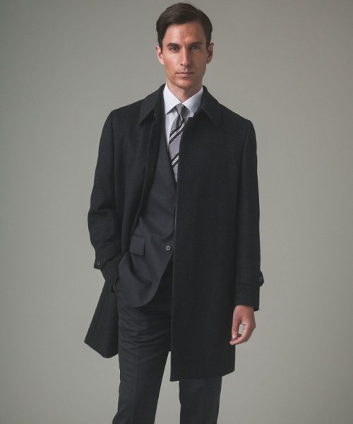 アンゴラビーバー ステンカラーコート 