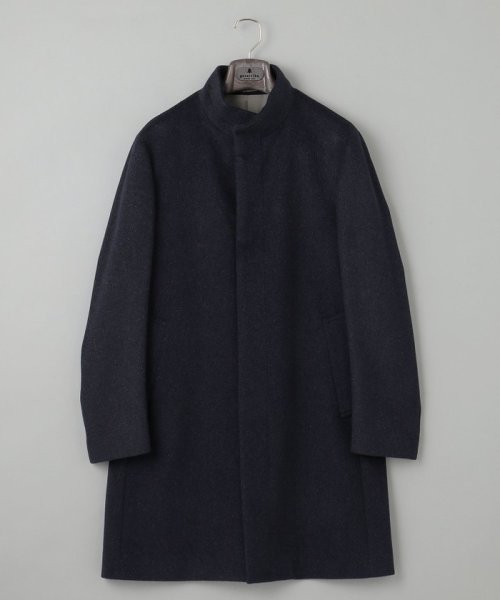 アンゴラビーバー スタンドカラーコート 