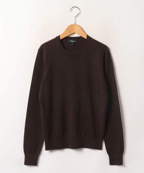 Theory(セオリー)/トップス　REGAL WOOL CREW NECK PO P/ブラウン系