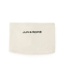 JUN and ROPE(ジュン＆ロペ)/ロゴ入りフリースネックウォーマー/ホワイト（10）