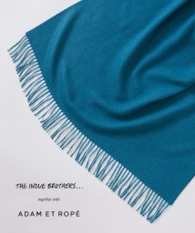 ADAM ET ROPE'(アダム　エ　ロペ)/【THE INOUE BROTHERS together with ADAM ET ROPE'】大判ストール / UNISEX/ターコイズ（49）