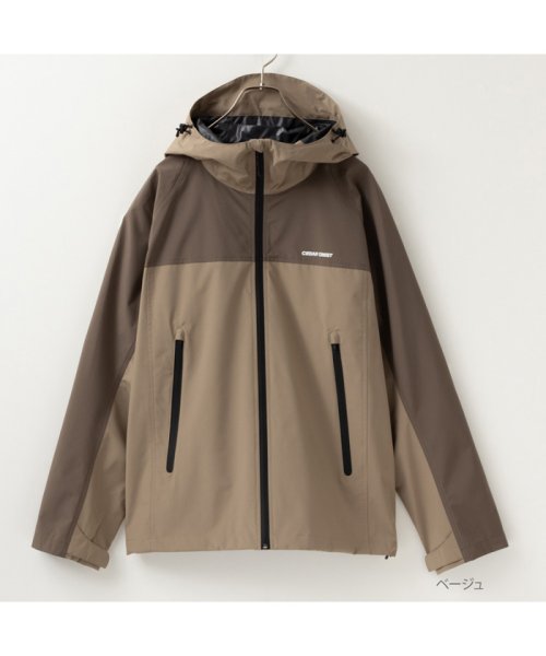 MAC HOUSE(men)(マックハウス（メンズ）)/CEDAR CREST セダークレスト 防風ストレッチパーカー 4441731/ベージュ