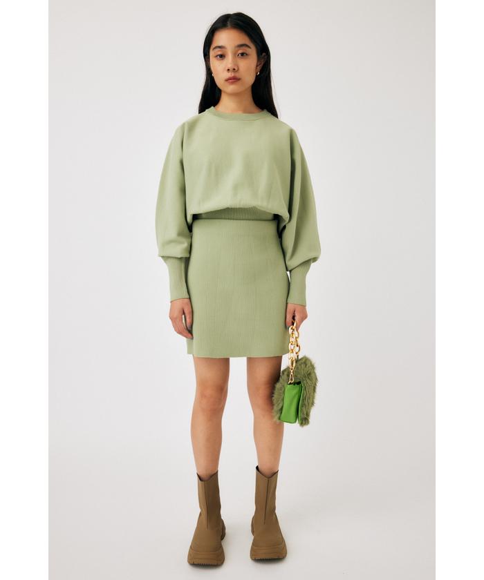 セール】KNIT COMBI MINI ドレス(505659532) | マウジー(moussy