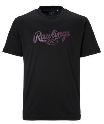 Rawlings/ジュニア スクリプトロゴTシャツ－ブラック/マルベリー/505660478