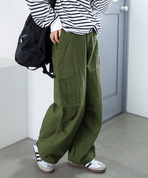 アンドミー(and Me...) |M65 コットン 2way カーゴパンツ(505660990 