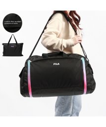 FILA(フィラ)/フィラ ボストンバッグ FILA セグレート 2WAY ボストン ショルダー 52L 60L A3 大容量 大きめ 旅行 修学旅行 子供 7837/ブラック2