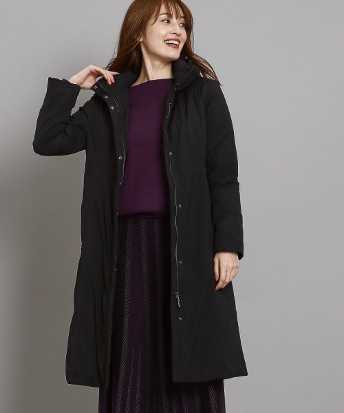 【リサイクルダウン／撥水加工／ステッチレス】細見えシルエット、カジュアルすぎないダウンコート HOV1499918959(11550円)