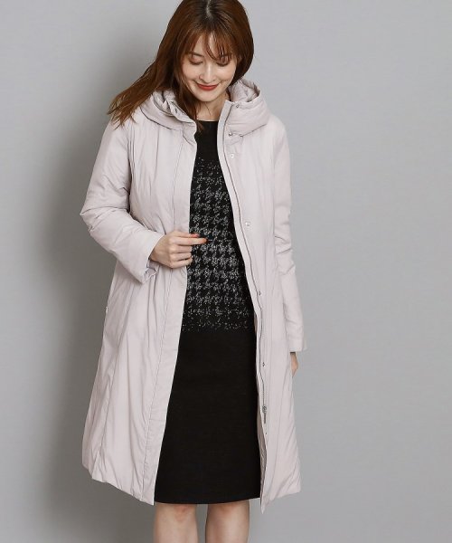 【リサイクルダウン／撥水加工／ステッチレス】細見えシルエット、カジュアルすぎないダウンコート HOV1499918959(11550円)