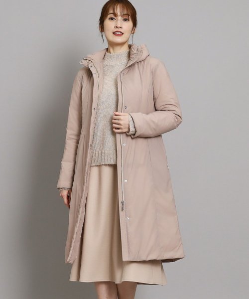 【リサイクルダウン／撥水加工／ステッチレス】細見えシルエット、カジュアルすぎないダウンコート HOV1499918959(11550円)