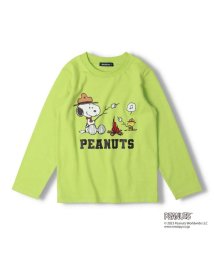 moujonjon(ムージョンジョン)/【子供服】 moujonjon (ムージョンジョン) 【PEANUTS】スヌーピープリントＴシャツ 90cm～130cm F50850/グリーン