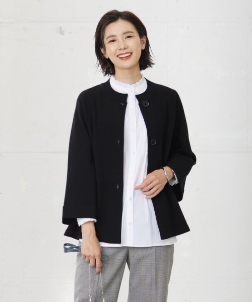 【洗える】VIS/PE MILANO ニット ジャケット 