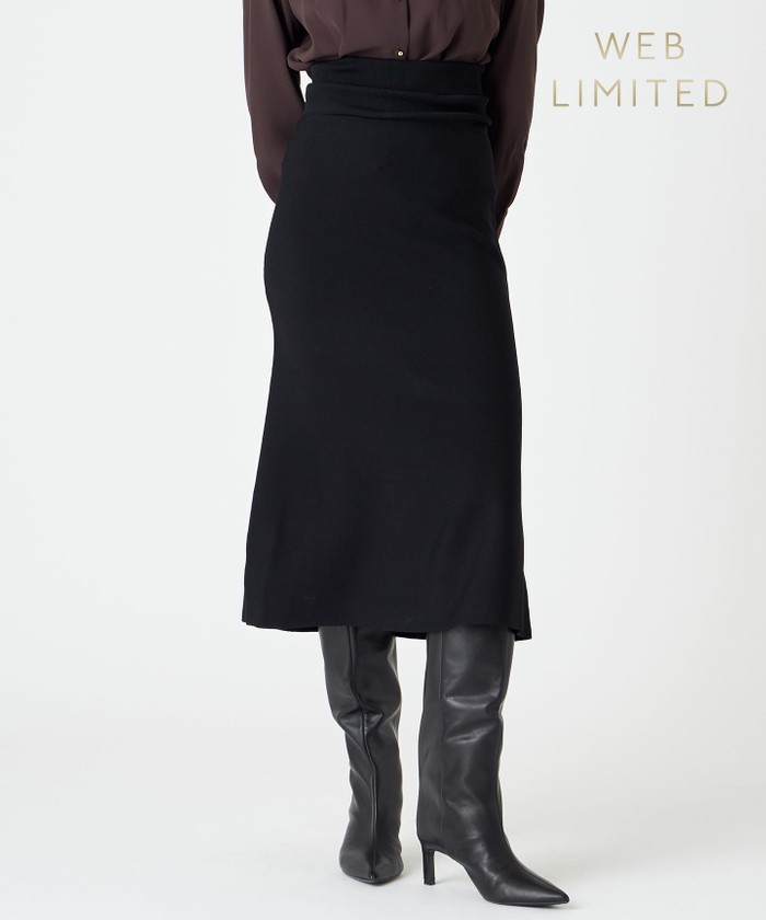 BEIGE 【WEB限定】KINABALU / ニットスカート BLACK 2 BEIGE 【WEB限定】KINABALU / ニットスカート BLACK 2